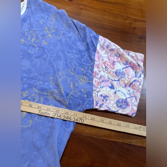 JG’s MAD LAB women’s Art To Wear Artsy Relaxed Blouse Sz M/L - Picture 5 of 7